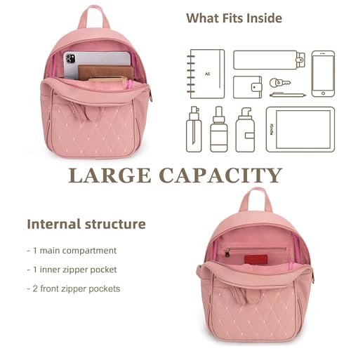 Image of Comfabie Backpack for Women | Office,Travels & Daily Use | Trendy & Casule Backpack | Stylish Vegan Leather Backpack Bags for College Girl | Shoulder Bag for office | Best Gift for Wife Sister Friend