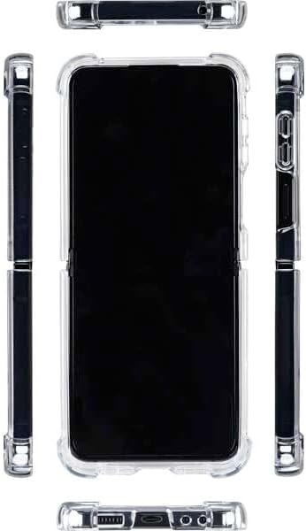 Skinit Clear Phone Case Compatible with Galaxy Z Flip5 5G - Officially Licensed Disney Mickey Mouse Classic Design