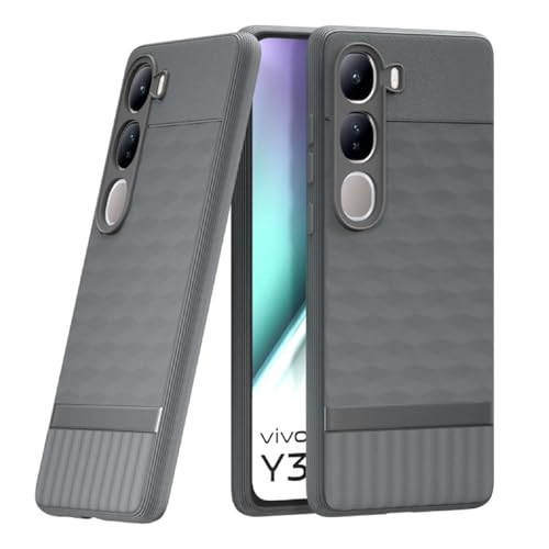 Image of Shockproof Case for Vivo Y300 5G / V40 Lite 5G | Full Camera Protection | TPU Flexible Back Cover for Vivo Y300 5G / V40 Lite 5G (Graphite Grey)