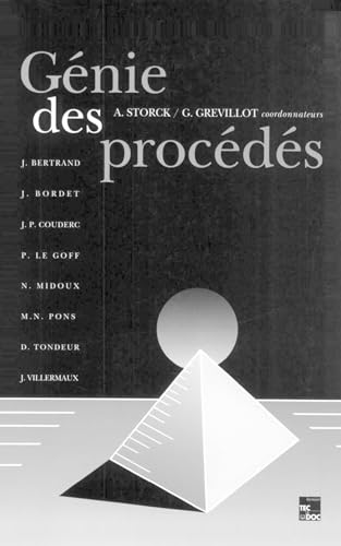 livre Génie des procédés