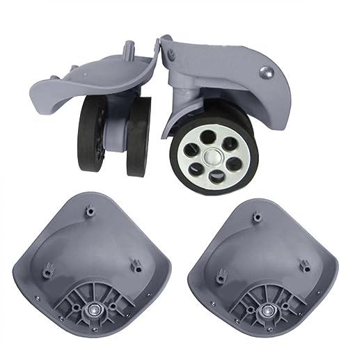 1 Pair A79 Black Trolley Case Luggage Wheel Repair Travel Suitcase Parts Accessories Wheel Replacement Wheels Luggage Accessories(Rose Gold,Small)3