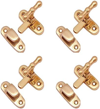 Adonai Hardware T-Handle Brass Fastener (Polish Lacquered) (Supplied as 4 Pieces per Pack)