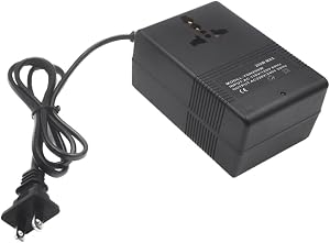 200W Voltage Converter 110V to 220V Transformer Step-Up Transformer Voltage Converter Travel Adapter US Plug Black