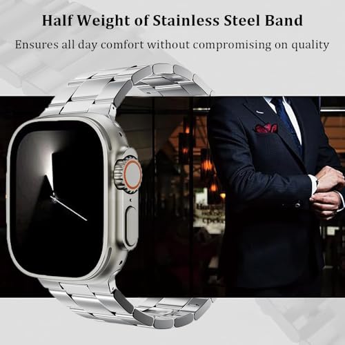 Bracelet Titane Apple Watch Ultra : Finis les Fermoirs Difficiles - 5