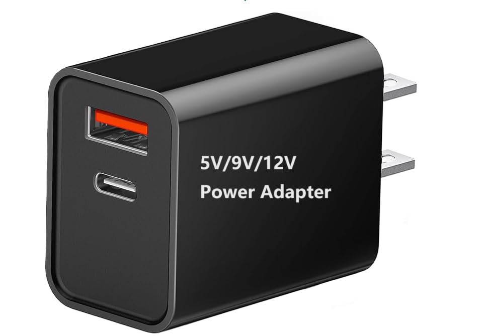 Amazon.com: PD18W+USBC AC/DC Adapter Charger Compatible with