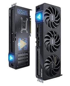 Cutesliving GUNNIR Intel Arc B570 Photon 10GB GDDR6 Grafikkarte, 2670 MHz Boost (3X DP 2.1 + HDMI 2.1 | PCIe 4.0 x16) Triple-Fan Cooling, 4K/8K Ready, RTX 4060 Competitor (Schwarz)