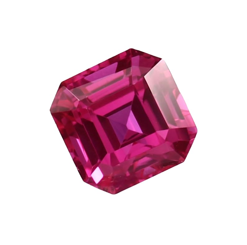 Rubis du Mozambique 10x10mm facetté pour création de bijoux