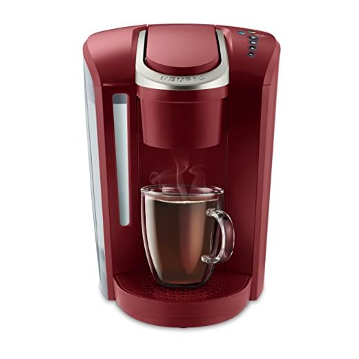 Keurig K-Select Coffee Maker, Single Serve K-Cup Pod Coffee Brewer, With Strength Control and Hot Water On Demand, Vintage Red