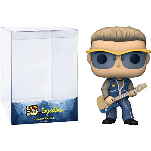 Adam: P O P ! Rocks Vinyl Figurine Bundle With 1 Compatible 'Toysdiva' Graphic Protector (270 - 64032 - B)