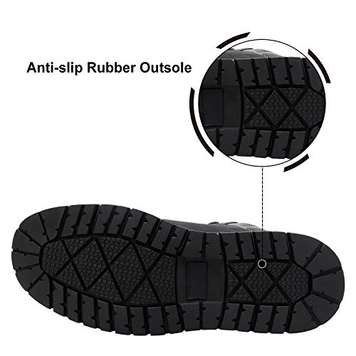 Bota masculina de caminhada Centipede Demônio para atividades ao ar livre, de couro, respirável, cam