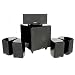 Produktbild ADVANCE Acoustic hts1000 Pack Lautsprecher 5.1 Subwoofer 110 W 5 Satelliten schwarz lackiert
