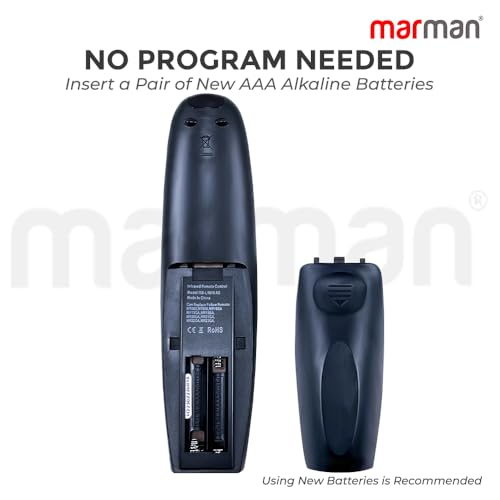 Image of marman Fit for Lg Smart Tv Magic Remote Control RM-L1818 Suitable for All Model MR600 MR650 MR18BA MR19BA MR19GA MR20GA MR21GA MR22GA MR23GA Without Voice Command and Pointer /Mouse