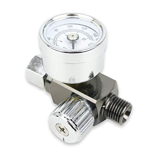 Air Adjusting Regulator Valve with Pressure Gauge for Spray Guns and Air Tools