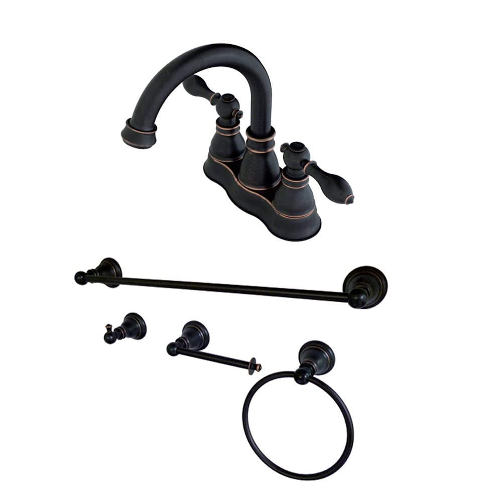 Grifo de baño FSK1616ACL de 4-3/4 pulgadas en bronce de Nápoles