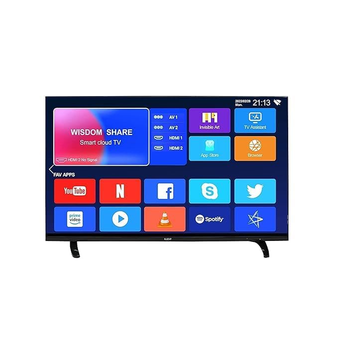 Crown Smart LED TV 32 inch New 2023 Model with YouTube Prime and