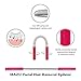 MAZU Facial Hair Removal Epilator For Women - Effectively Remove Unwanted Face Hair Without The Use of Tweezers or Laser Treatment, Waxing & Threading Systems - Complete with Instructions (BLACK)