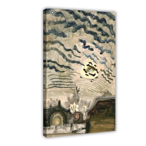 Toile Ciel nocturne Burchfield décoration murale salon 40x61