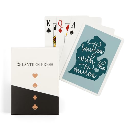 Lantern Press Set de 52 Cartas Poker para Adultos