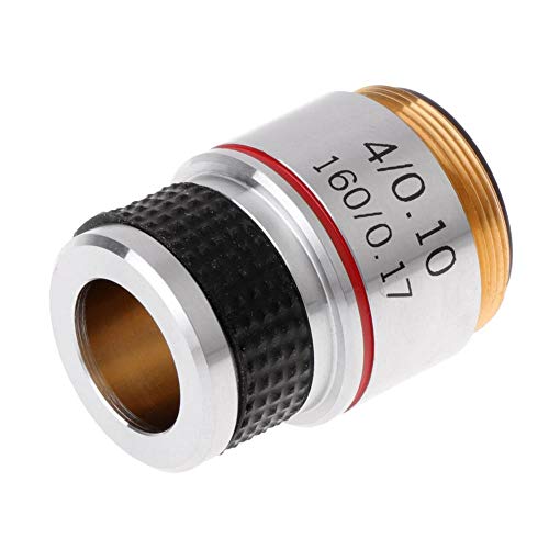 4X Metall Achromatische Objektivlinse für das biologische Mikroskop