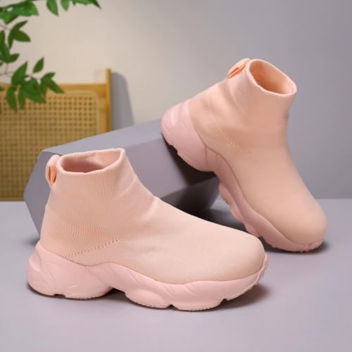 Boys Girls Breathable Athletic Sneakers Lightweight Outdoor Tennis Sock Shoes4