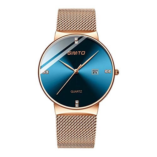 Montre affaires pour hommes et femmes mouvement quartz de précision