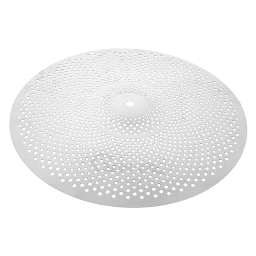 LIFKOME Crash Cymbal Mute Cymbal for Quiet Practice Durable Construction Easy Installation Low Volume for Beginners Drummers