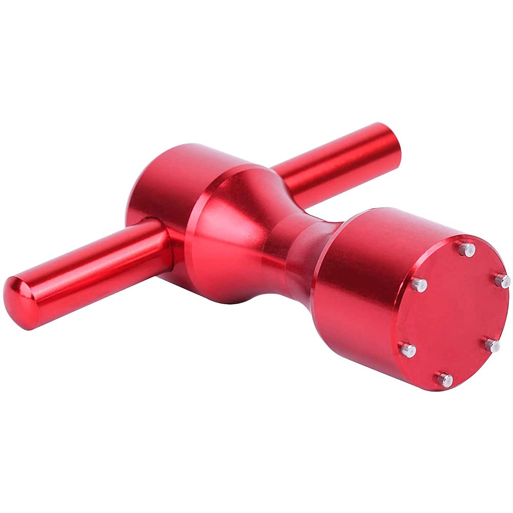 Llave de tornillo para palo de golf, 5 pines, roja