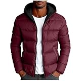 Style : Manteau à capuche homme. Ce veste manteau chaud pour homme est une pièce simple et élégante, facile à porter partout. C'est la couche extérieure parfaite à superposer avec une chemise, un pull, un manteau ou d'autres vêtements décontractés au printemps, en automne et en hiver.