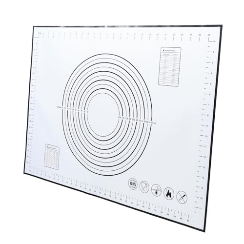 ELAYARD 1pieza Alfombrilla De Silicona Antideslizante Para Repostería Tapete Creativo y Grosor Mejorado Para Decorar Tartas y Pasteles