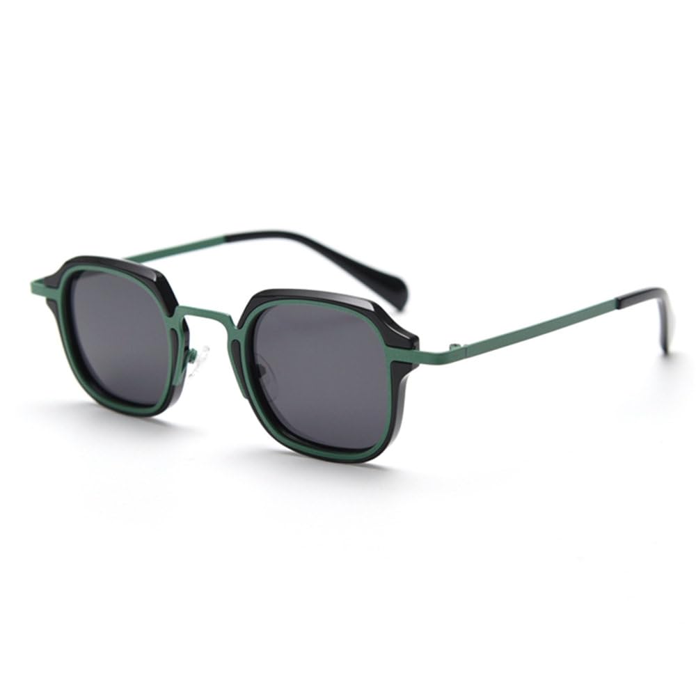 Gafas de sol retro para hombre, a la moda, cuadradas, para exteriores, viajes, conducción, UV400