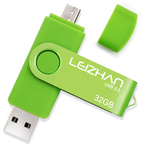 Image of LEIZHAN 32GB OTG USB Flash Drive Green USB 2.0 Pen Drive Gift Suitable for Samsung Galaxy S7,S7Edge,S6,S6 Edge