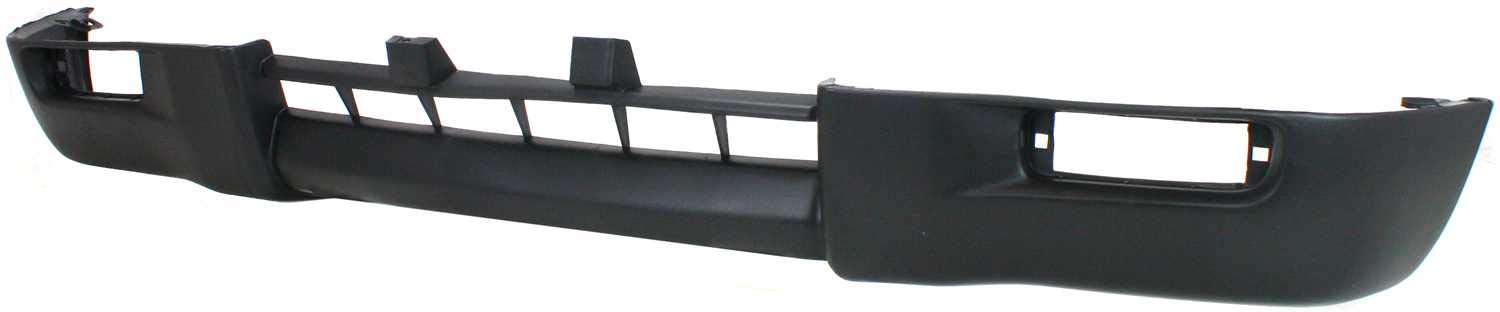 Evan Fischer Valance Panel Compatible with 1995 1996 1997 Toyota Tacoma 4WD Textured Plastic With Air and Turn Signal Light Holes Front