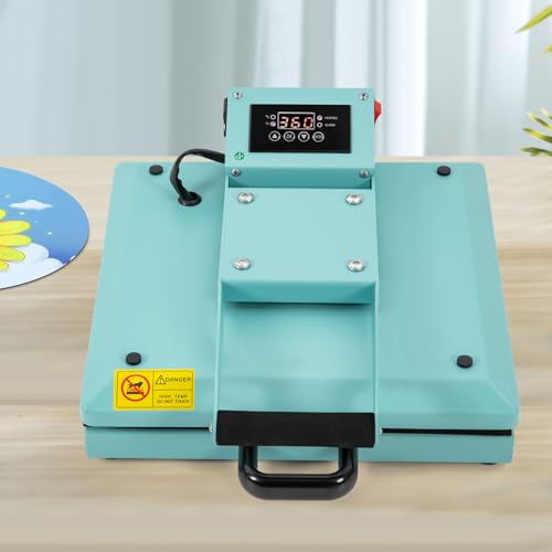 Prensa Térmica Automática 15x15 Pulgadas Azul miniatura 2