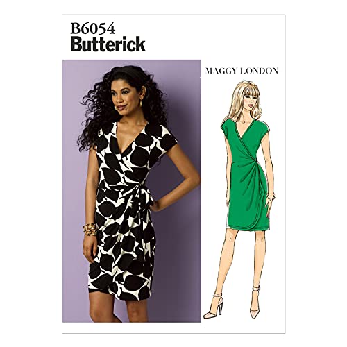 Butterick Patterns B6054 Misses' Dress Sewing Template, Size E5 (14-16-18-20-22)