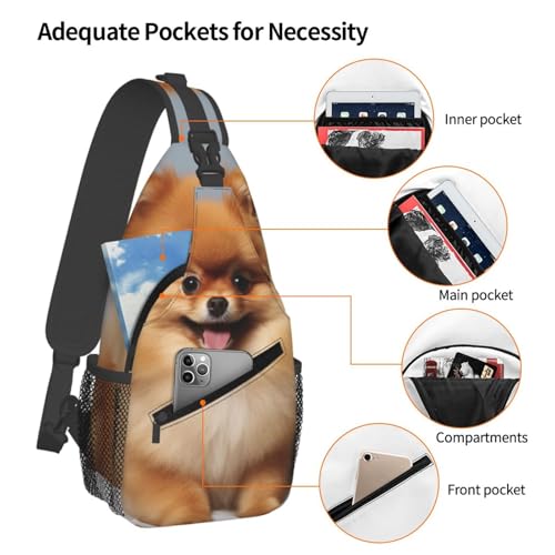 Bolso Cruzado para Hombre Mochila Diagonal Deportiva miniatura 4