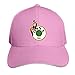 FJKHNDNZ Iyxhgggbajilea Zfidamhdw Sandwich Curved Edge Outdoor Baseball Cap Unisex Verstellbar, rose, Einheitsgröße