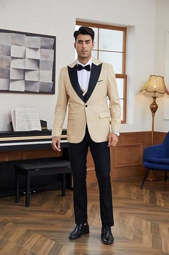 Men's Tuxedos Suit 3 Piece Slim Fit Tuxedo for Men Wedding Double Breasted Suits Prom Suit3