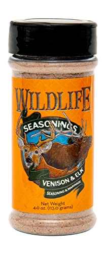 Wildlife Seasonings Venison & Elk Marinade – Wine Based with Robust Earthy Spices for a Bold...