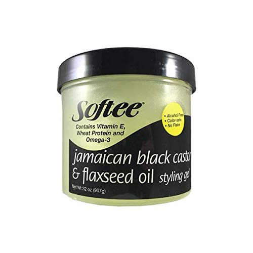 Softee Jamaican Black Castor & Flaxseed Oil Styling Gel 32 Oz