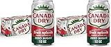 Canada Dry Zero Sugar Cherry Ginger Ale Fruit Splash Soda, 12 fl. oz. Cans, 12 Pack (Pack of 2)