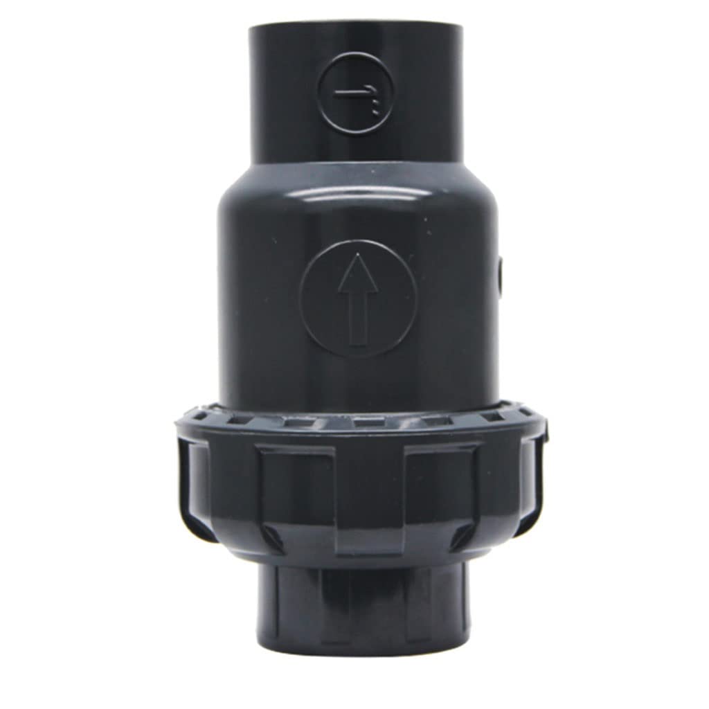 Válvula de retención - 1 pieza 20 25 32 40 50 mm Válvula de retención, accesorios de tubería de PVC Piezas del sistema de plomería Conector de tubo de agua Tubería de agua Valor UPVC sin retorno (tama