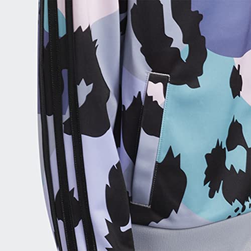 adidas Allover Print Tricot Jacket Kids', Grey, Size L