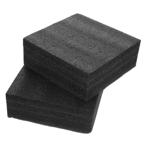 Cabilock 2pcs Diy Flower Mud Flower Foam Polyurethane Foam Pad Packing Pad Floral Board Artificial Floral Packing Insert Fake Cake Model Florist Supplies Black