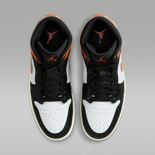 Starfish & Black Jordan 1 Mid Sneaker4