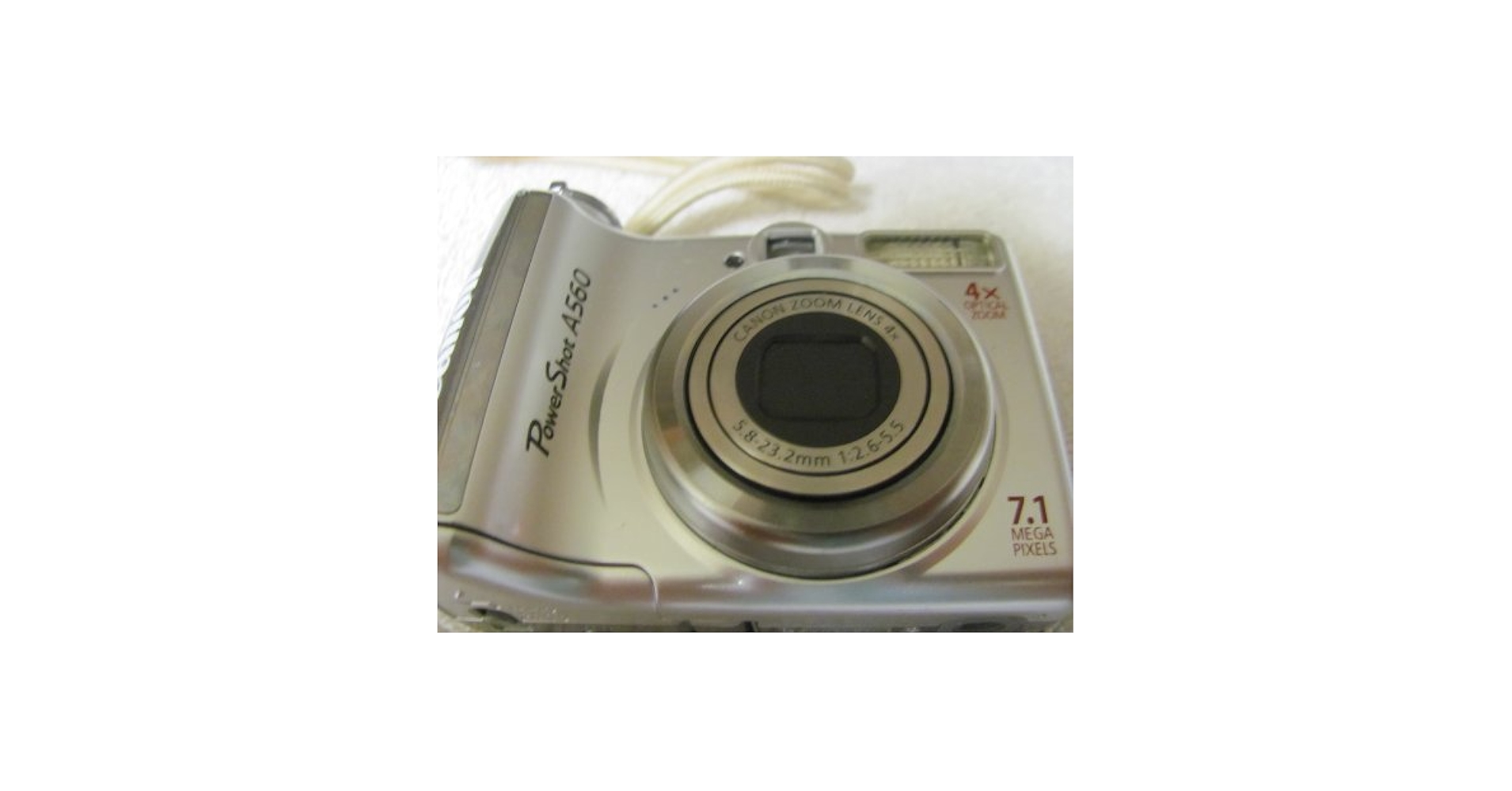 Amazon.com : Canon PowerShot A560 7.1MP Digital Camera with