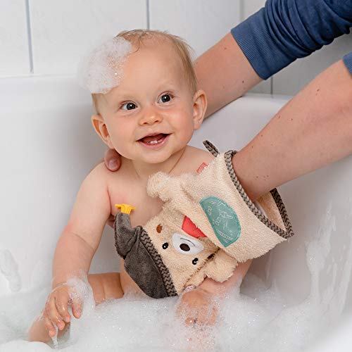 FEHN 060331 washandje beer/washandje met diermotief voor vrolijk badplezier, voor baby's en kinderen vanaf 0+ maanden - Image 6