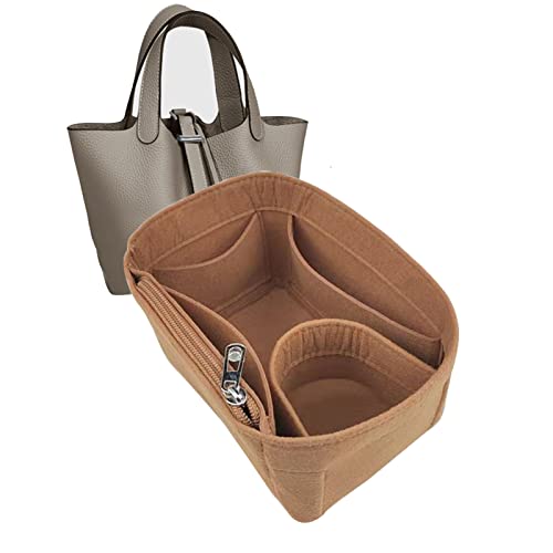Lckaey Organizador de bolsa para bolsa de picotina Hermes 18 sacos 1098camel-S