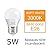 J.LUMI A15 LED Bulbs 5W, 3000K Soft White, A15/G45 Shape Small Bulbs, E26 Medium Base, for Table Lamps, refrigerators, Ceiling Fans, NOT DIMMABLE (4 Count)