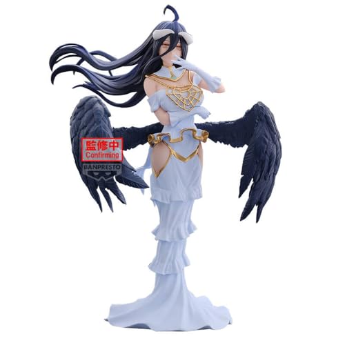 Banpresto Figura de Acción Albedo Overlord, 20 cm, BP28799P Multicolor. Estatua Coleccionable, Figura Detallada y Regalo óptimo para los Fans del Anime.