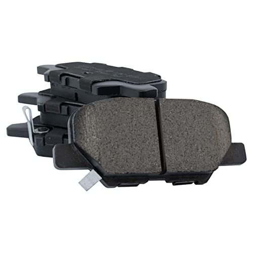 Image of TRQ Rear Brake Pad and Rotor Set Ceramic Coated Rotors Compatible with 2014-2016 Mazda 3